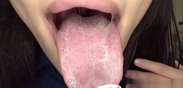 Japanese asian tongue spit face nose licking sucking kissing handjob fetish  more at fetish masternet 647 Porn Videos