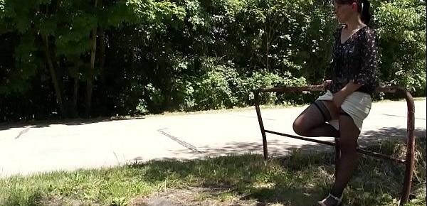 Skater boy gets harassed and fucked outdoors by grandma 1914 Porn Videos